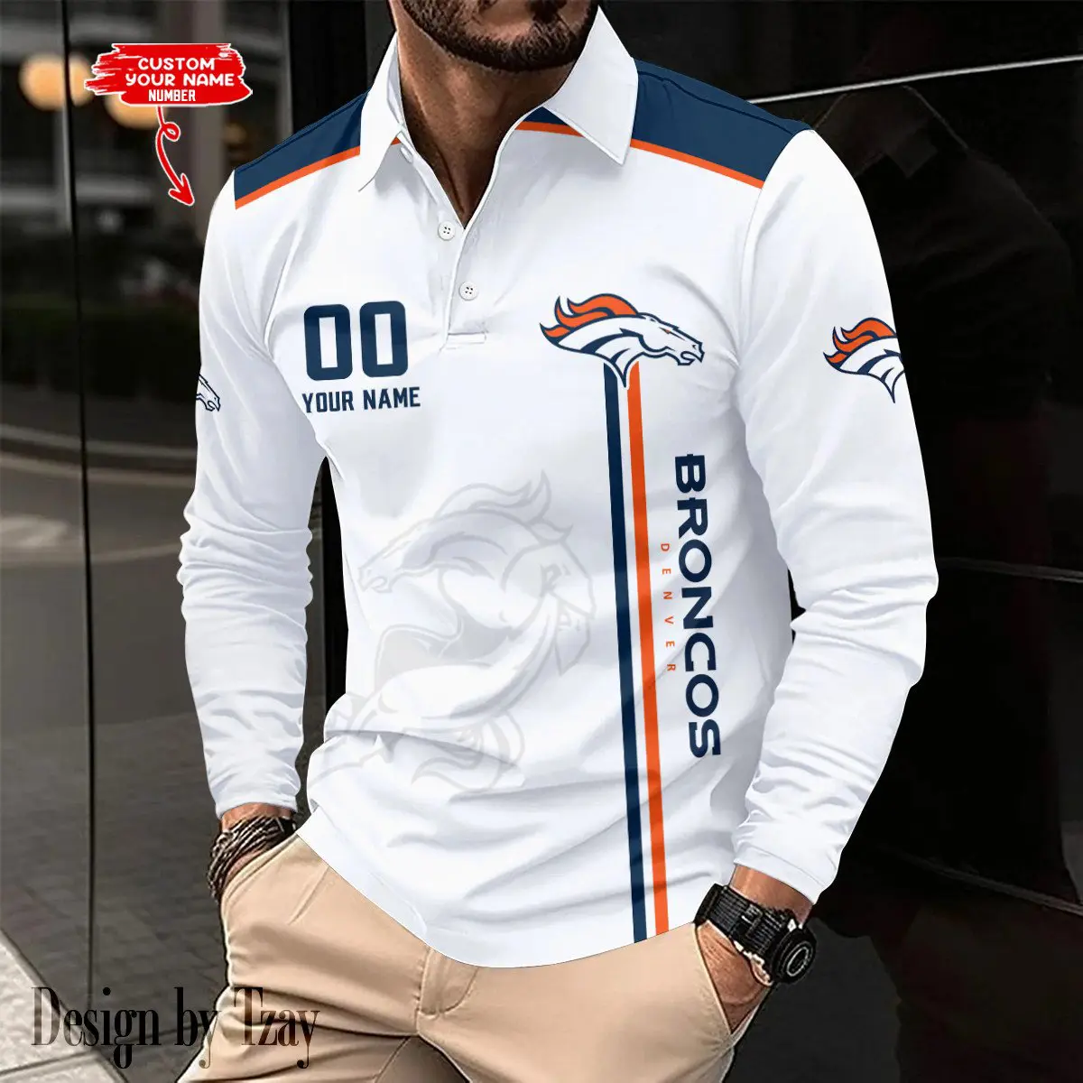Denver-Broncos-Long-Sleeve-Polo-Shirt Denver Broncos Long Sleeve Polo Shirt