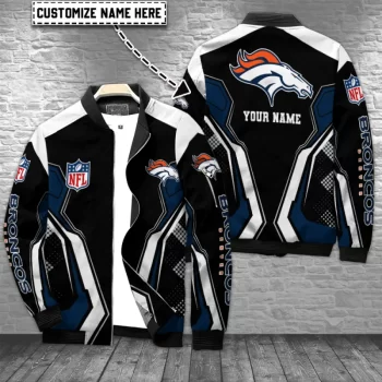 Denver Broncos Personalized Bomber Jacket BJA1187
