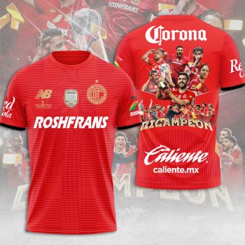 Deportivo Toluca F.C Unisex Performance Tee GCL1001
