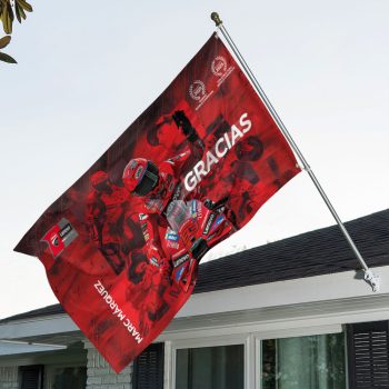 Ducati Lenovo Team x Marc Marquez 3D Double-side House Flag Outdoor Flag