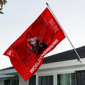 Ducati Lenovo Team x Marc Marquez 3D Double-side House Flag Outdoor Flag