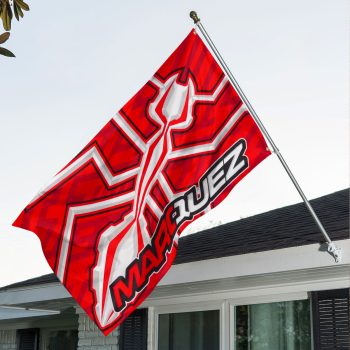 Ducati Lenovo Team x Marc Marquez 3D House Flag Outdoor Flag