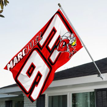 Ducati Lenovo Team x Marc Marquez 3D House Flag Outdoor Flag