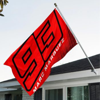 Ducati Lenovo Team x Marc Marquez 3D House Flag Outdoor Flag