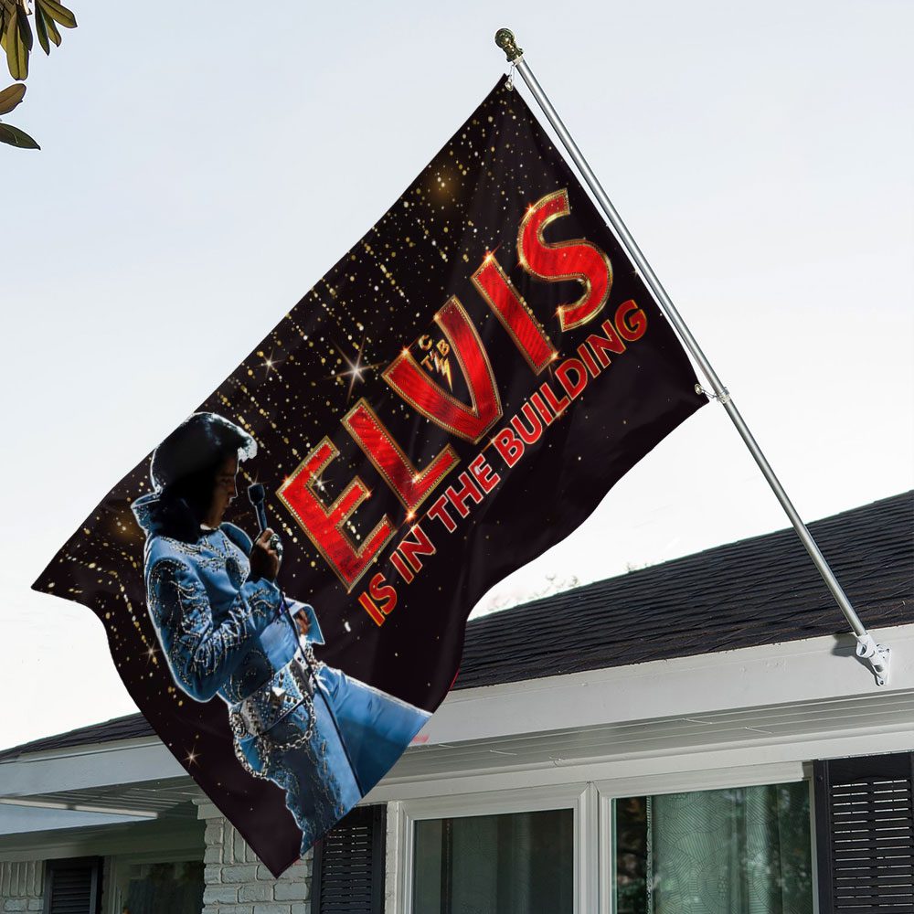 Elvis-Presley-3D-Double-side-House-Flag-Outdoor-Flag Elvis Presley 3D Double-side House Flag Outdoor Flag
