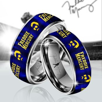 Freddie Mercury Custom Alloy Ring Laser Engraving Ring RNG1311