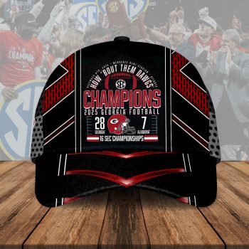Georgia Bulldogs Football 2025 SEC Champions Classic Cap CLO1043