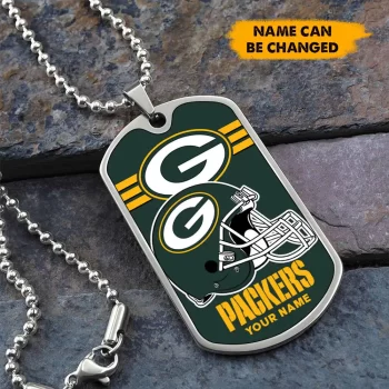 Green Bay Packers Personalized Dog Tag Necklace