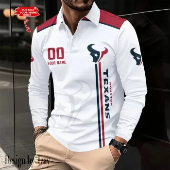 Houston Texans Long Sleeve Polo Shirt