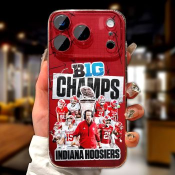 Indiana Hoosiers Football 2025 Big Ten Champions Phone Case CLO1063