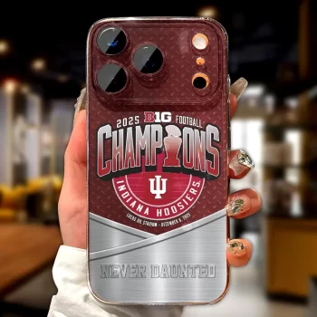 Indiana Hoosiers Football 2025 Big Ten Champions Phone Case  CLO1878