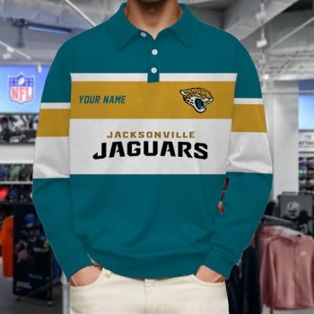 Jacksonville Jaguars Collar Sweatshirt Custom Name Gift For Fan