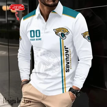 Jacksonville Jaguars Long Sleeve Polo Shirt