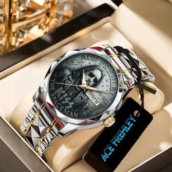 KISS x Ace Frehley Alloy Luxury Quartz Watch GNW1318