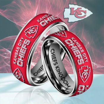 Kansas City Chiefs Custom Alloy Ring Laser Engraving Ring RNG1176