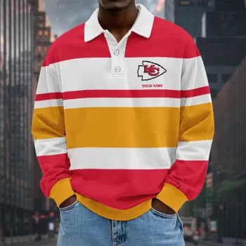 Kansas City Chiefs NFL Collar Sweatshirt Custom Name Gift For Fan