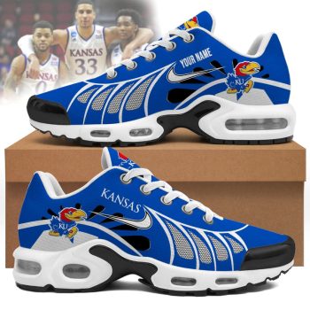Kansas Jayhawks Personalized Air Max Plus TN Shoes SDG1355