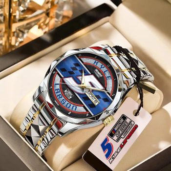 Kyle Larson 2025 NASCAR Cup Series Champion Alloy Luxury Quartz Watch GNW1185
