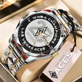 Las Vegas Aces 2025 WNBA Champions Alloy Luxury Quartz Watch GNW1367