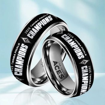 Las Vegas Aces 2025 WNBA Champions Custom Alloy Ring Laser Engraving Ring RNG1093