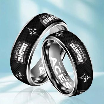 Las Vegas Aces 2025 WNBA Champions Custom Alloy Ring Laser Engraving Ring RNG1105