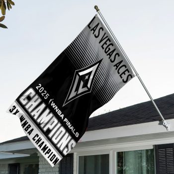 Las Vegas Aces 2025 WNBA Finals Champions 3D Double-side House Flag Outdoor Flag