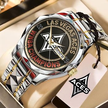 Las Vegas Aces WNBA Champions 2025 Alloy Luxury Quartz Watch GNW1388