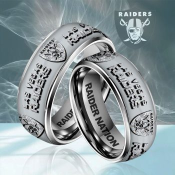 Las Vegas Raiders Custom Alloy Ring Laser Engraving Ring RNG1165