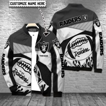 Las Vegas Raiders Personalized Bomber Jacket BJA1522