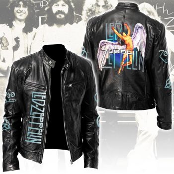 Led Zeppelin Motorcycle Leather Jacket
