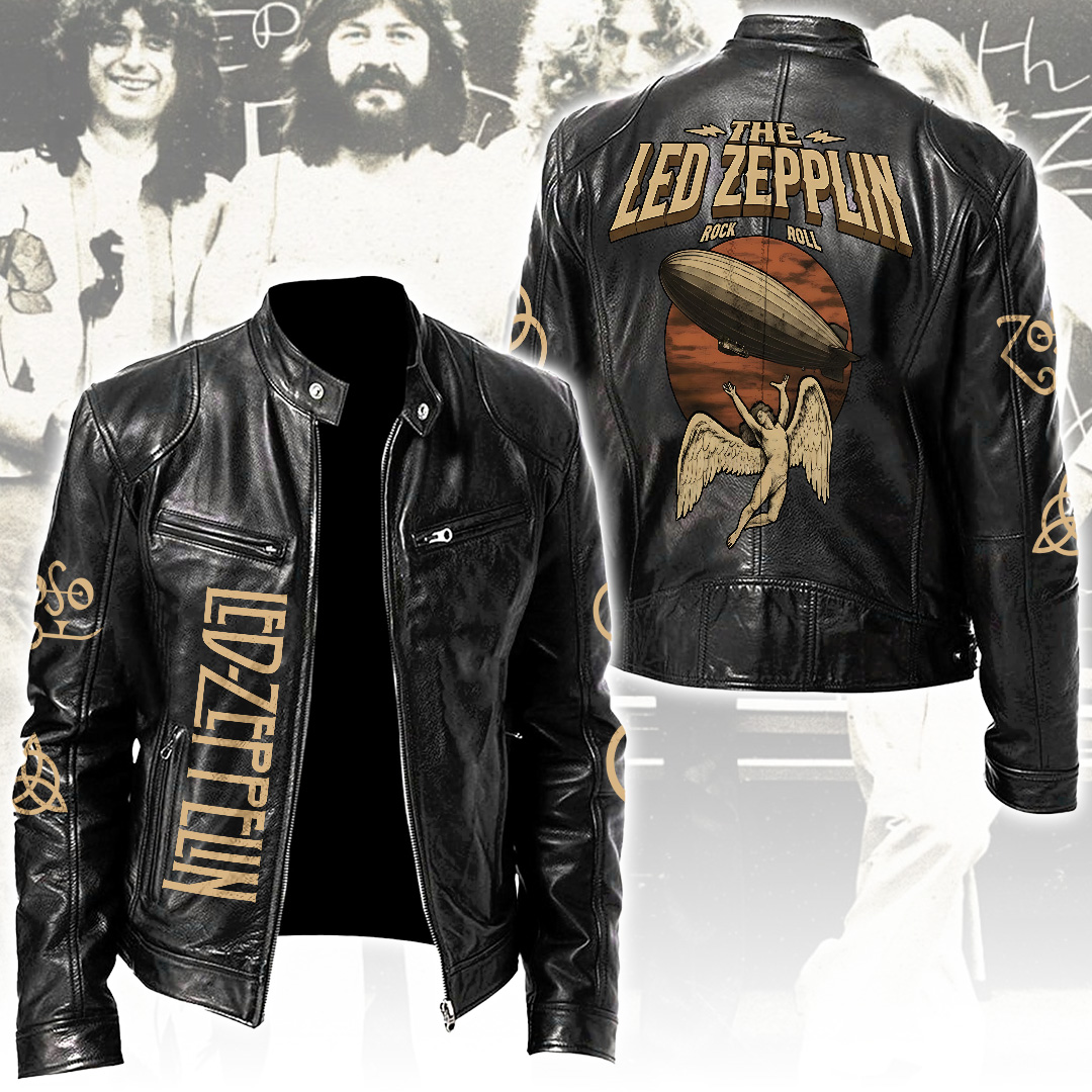 Led-Zeppelin-Motorcycle-Leather-Jacket Led Zeppelin Motorcycle Leather Jacket