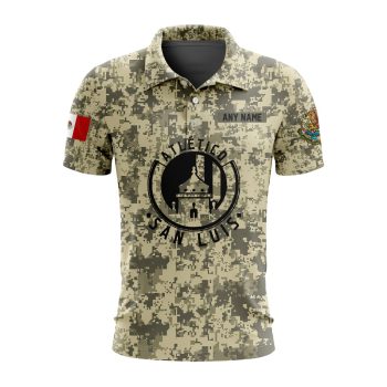 Liga MX Atletico San Luis Special Camo Design Polo Shirt