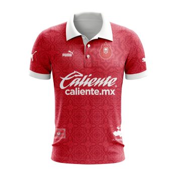 Liga MX Chivas Guadalajara 200th Anniversary Special Red Polo Shirt