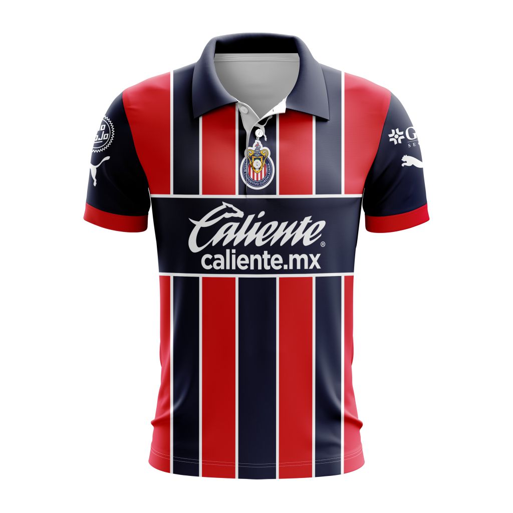Liga-MX-Chivas-Guadalajara-2022-2023-Third-Polo-Shirt Liga MX Chivas Guadalajara 2022-2023 Third Polo Shirt