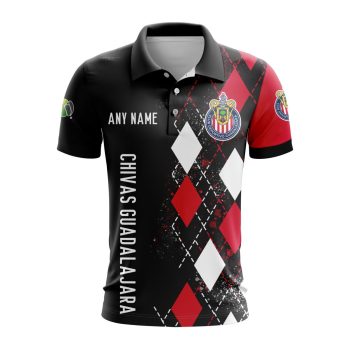 Liga MX Chivas Guadalajara Personalized Name Polo Shirt