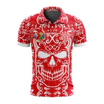 Liga MX Club Necaxa Special Dia De Muertos Design Polo Shirt