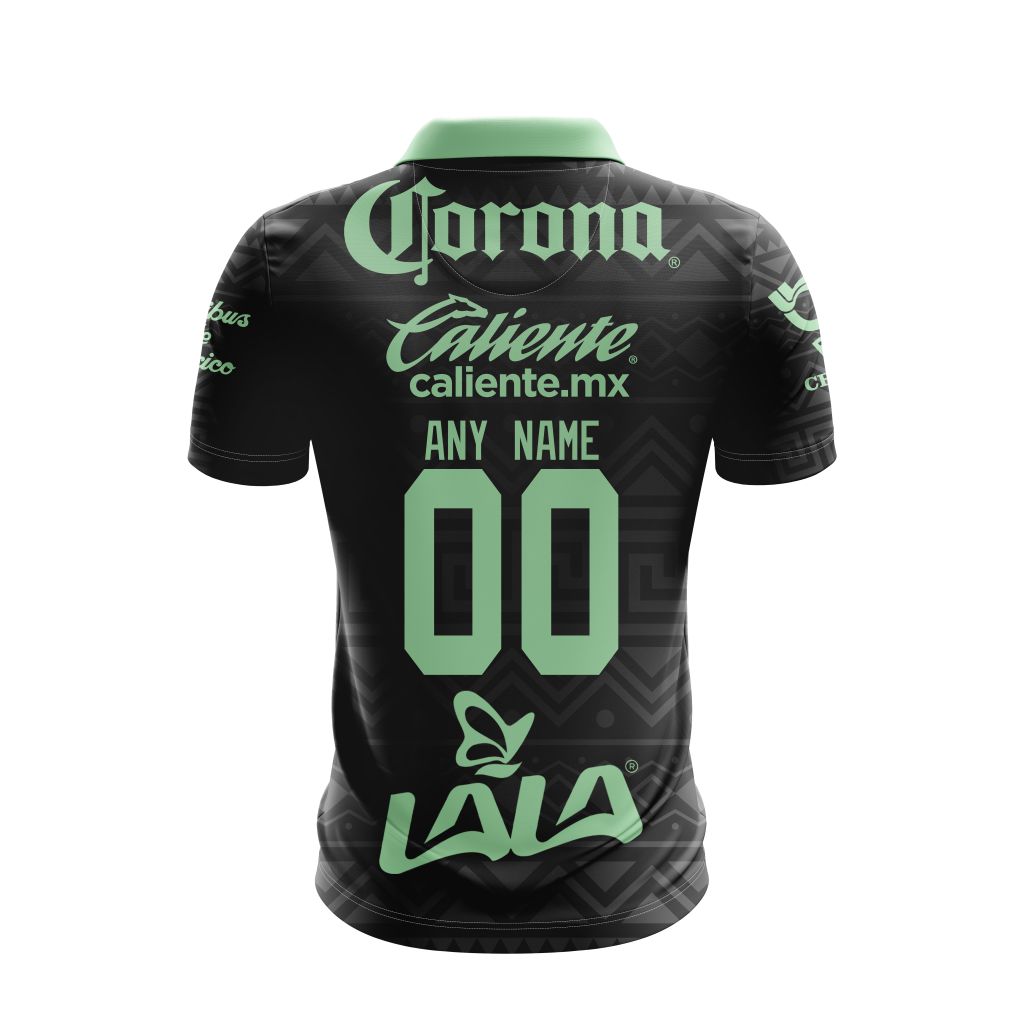 Liga-MX-Club-Santos-Laguna-2023-2024-Away-Aztec-Design-Polo-Shirt-1