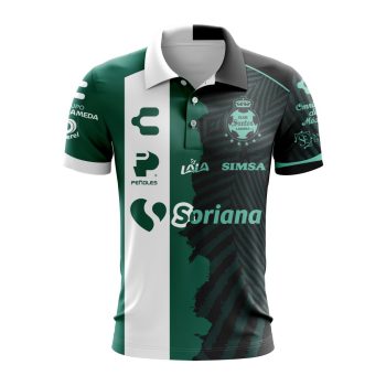 Liga MX Club Santos Laguna Personalized 2024-2025 Home Mix Away Design Polo Shirt