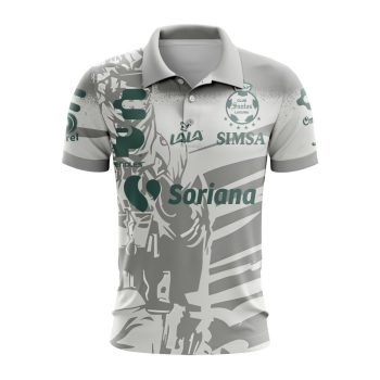 Liga MX Club Santos Laguna Personalized 2024 Call Of Duty Polo Shirt