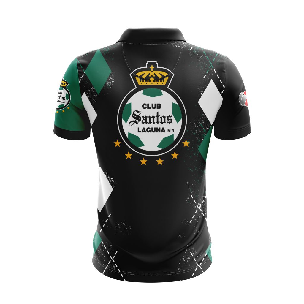 Liga-MX-Club-Santos-Laguna-Personalized-Name-Polo-Shirt-1