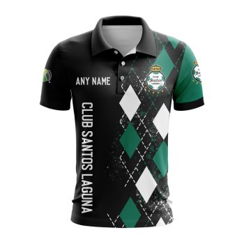 Liga MX Club Santos Laguna Personalized Name Polo Shirt