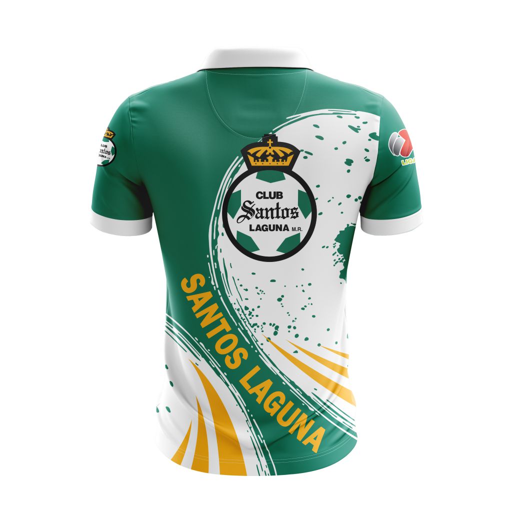 Liga-MX-Club-Santos-Laguna-Special-Design-Polo-Shirt-1