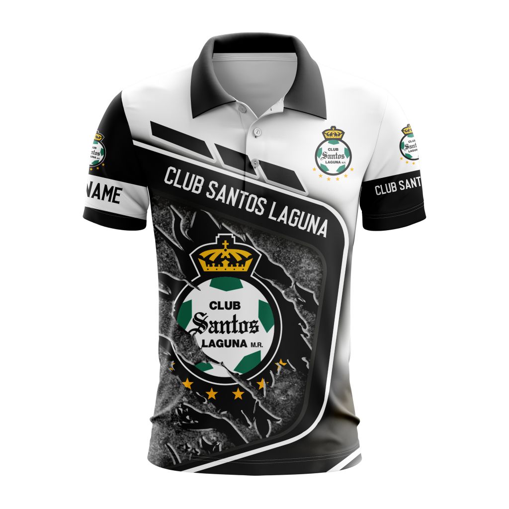 Liga-MX-Club-Santos-Laguna-Special-Polo-Shirt Liga MX Club Santos Laguna Special Polo Shirt
