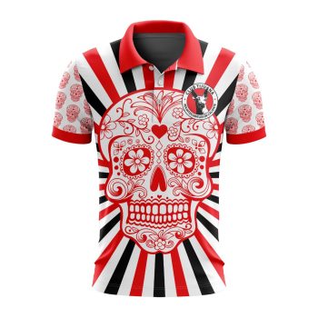 Liga MX Club Tijuana Special Dia De Muertos Design Polo Shirt