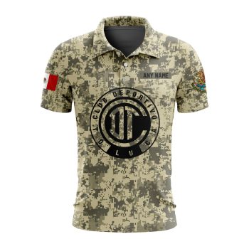 Liga MX Deportivo Toluca Special Camo Design Polo Shirt