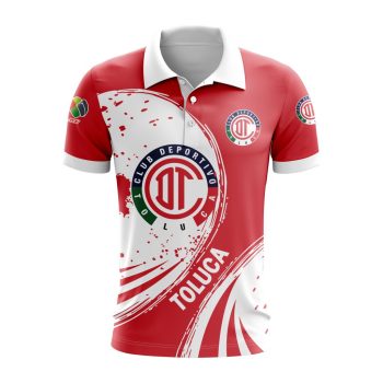 Liga MX Deportivo Toluca Special Design Polo Shirt