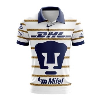 Liga MX Pumas UNAM Personalized 2025 Home Polo Shirt