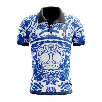 Liga MX Queretaro F.C Special Dia De Muertos Design Polo Shirt