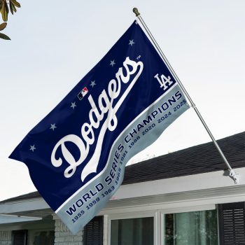 Los Angeles Dodgers World Series 2025 3D Double-side House Flag Outdoor Flag