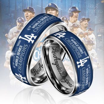 Los Angeles Dodgers World Series 2025 Custom Alloy Ring Laser Engraving Ring RNG1054